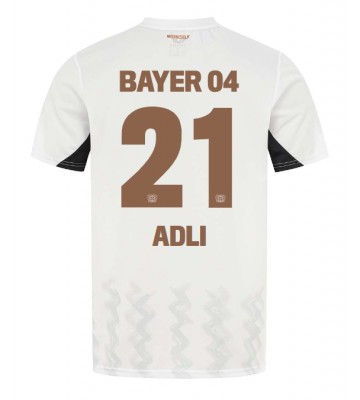 Bayer Leverkusen Amine Adli #21 Segunda Equipación 2024-25 Manga Corta